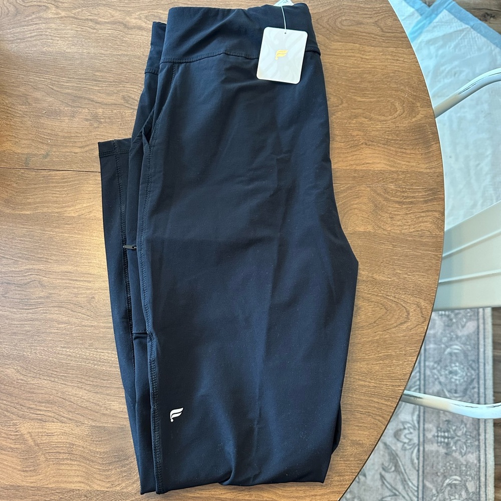 Fabletics High-Waisted Black Cargo Pants